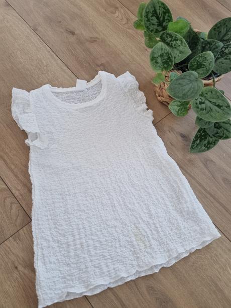 Biele tričko waflové, 122