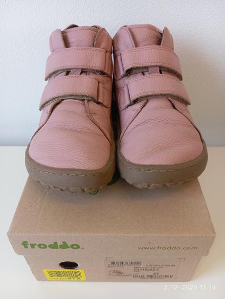 Froddo barefoot celoročky členkové autum pink veľ, froddo,37