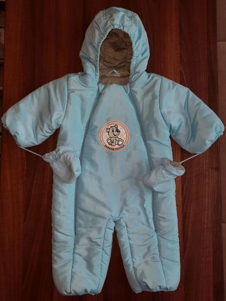 Zimný overal + rukavičky, ergee,80
