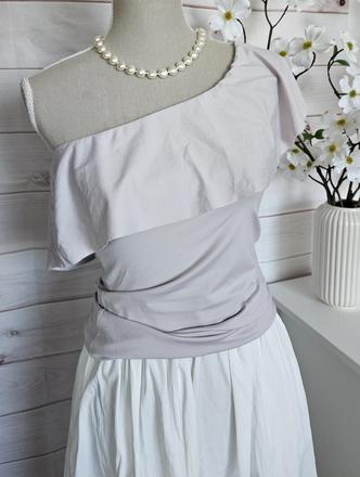 Krásna lahulinká body - blúzka, zara,l