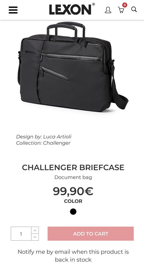 Lexon challenger taška na dokumenty, 