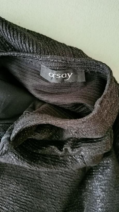 Šaty orsay xs čierne lesklé, orsay,xs