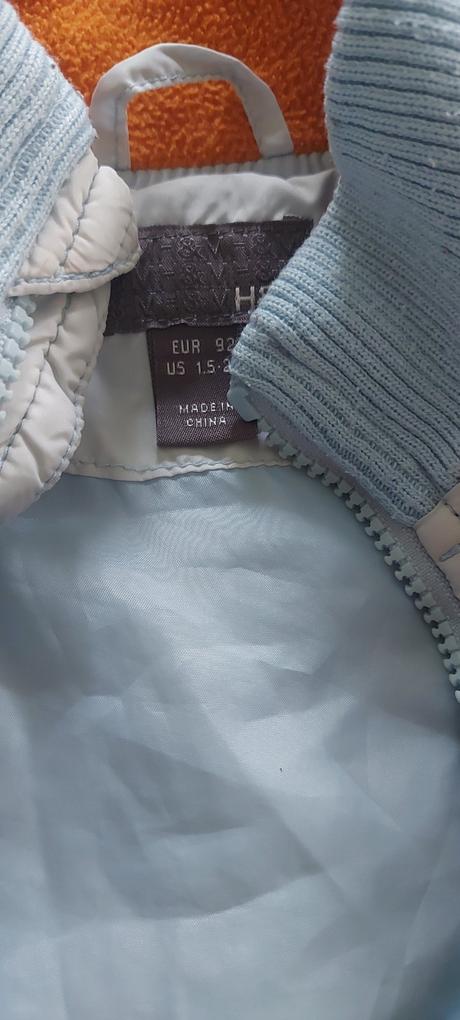 Prechodná bunda + vesta, h&m,92