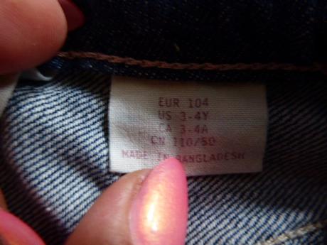 Riflové kraťase, h&m,104