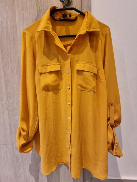 Horčicová blúzka, primark,l