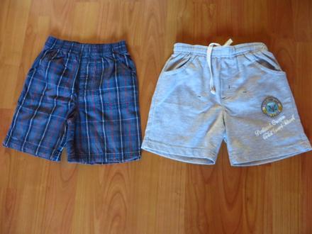 2x krátke nohavice - veľ. 98/104, 98