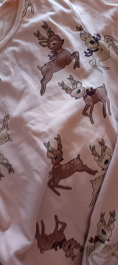 Tričko s dlhým rukávom so zvieratkami, h&m,140