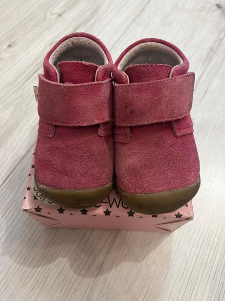 Kožené barefoot topánočky rose et chocolat, rose et chocolat,22