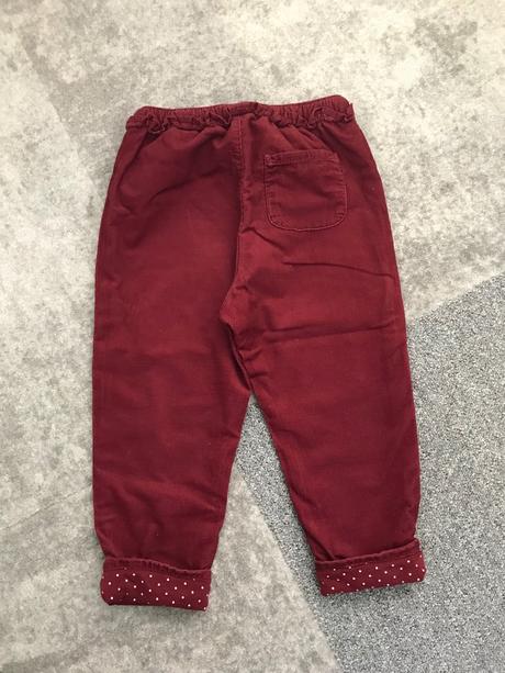 Prechodné zateplené nohavice h&m, h&m,92