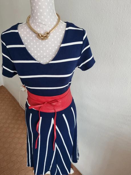 Pruhované úpletové šaty gant veľ. s, gant,s