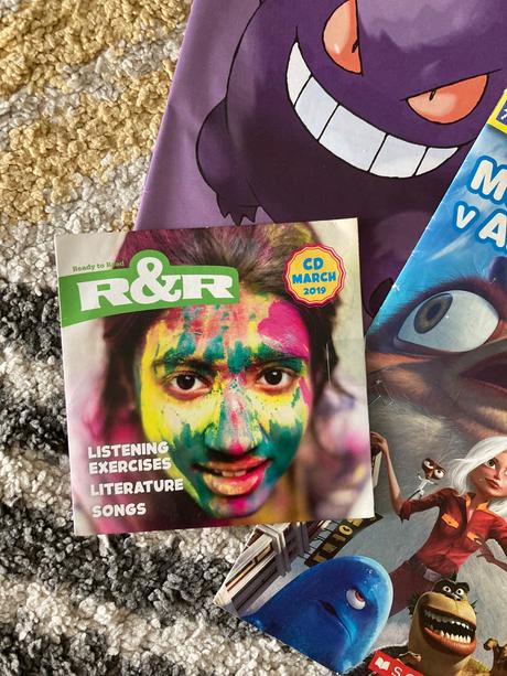 Anglický jazyk časopisy a cd,