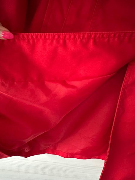 Červený trenčkot, c&a,42