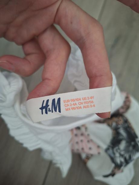 Rozkošne ľahúčke tielko, h&m,104