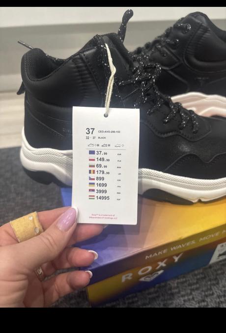 Kotnikove tenisky roxy, roxy,37