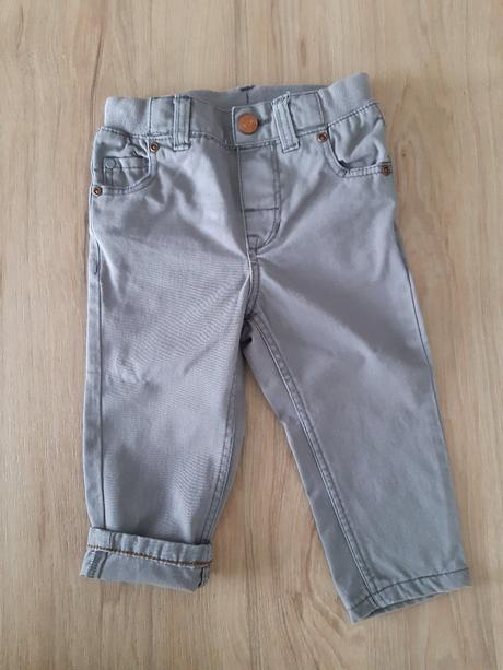 Sivé nohavice h&m, h&m,74