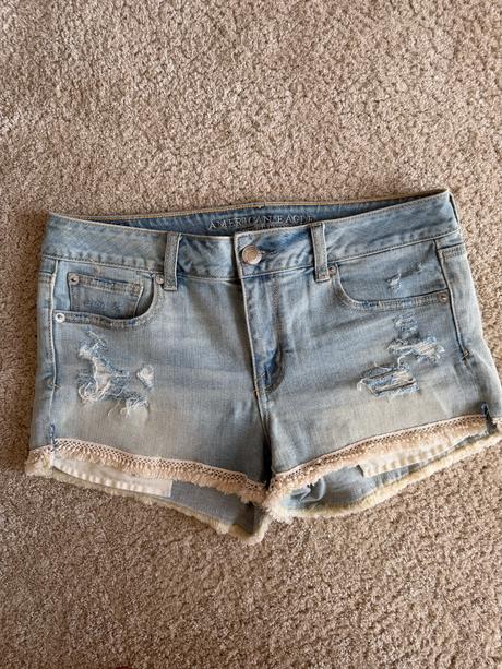 Damske riflove kratasy american eagle, american eagle,m
