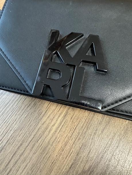 Kožená kabelka karl lagerfeld, karl lagerfeld