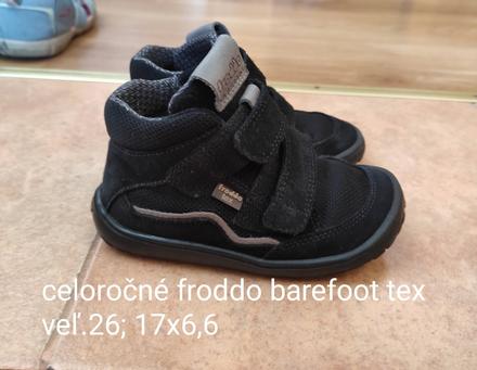 Celoročné froddo barefoot tex autunm, froddo,26