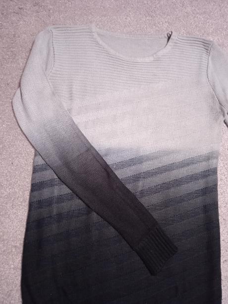 Ombré pulóver so šálom m / 38, m