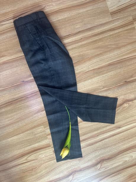 Elegantné kárované slim nohavice reserved, reserved,134