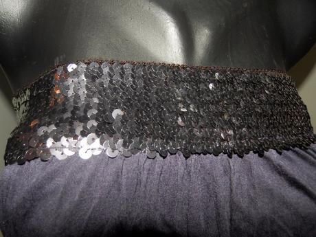 Predĺžený top/šaty only m s flitrami, only,m