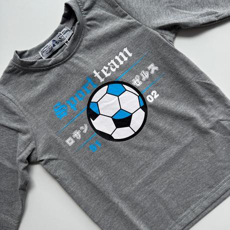 Chlapčenské tričko football sivá, 98 / 104 / 110 / 116 / 122