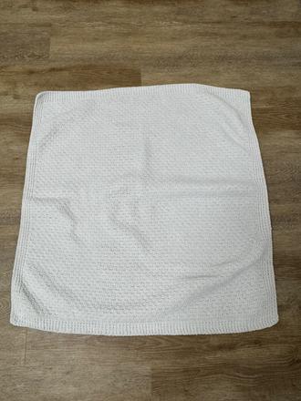 Biela puffy deka handmade,