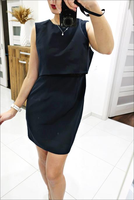 Tmavomodré šaty miss selfridge, miss selfridge,m