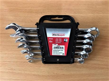 Sada račňových klbových kľúčov 6 ks, 