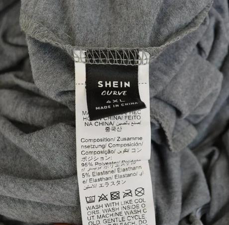 Štýlový a pohodlný sivý overal/jumpsuit zn.shein, 4xl