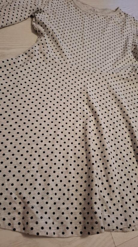 Šedé bodkované šaty, f&f,146