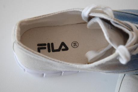 Štýlové ombre tenisky na platforme, fila,38