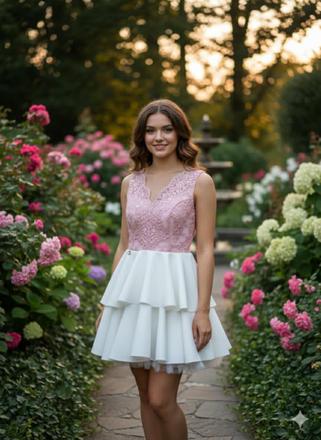 Krátke šaty vo veľkosti s/m, m / s