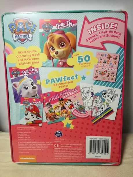 Happy activity tin paw patrol nsp18, 