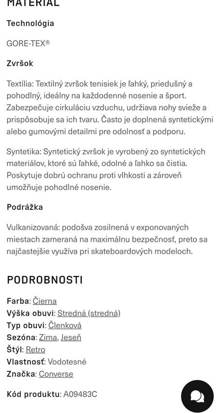 Converse gore-tex, converse,39