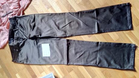 Nohavice saténové, zara,34