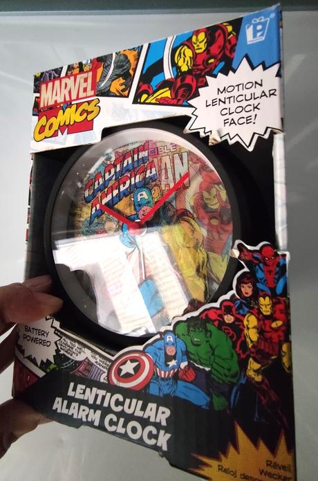Marvel comics budík paladone meniaci sa obrázok,
