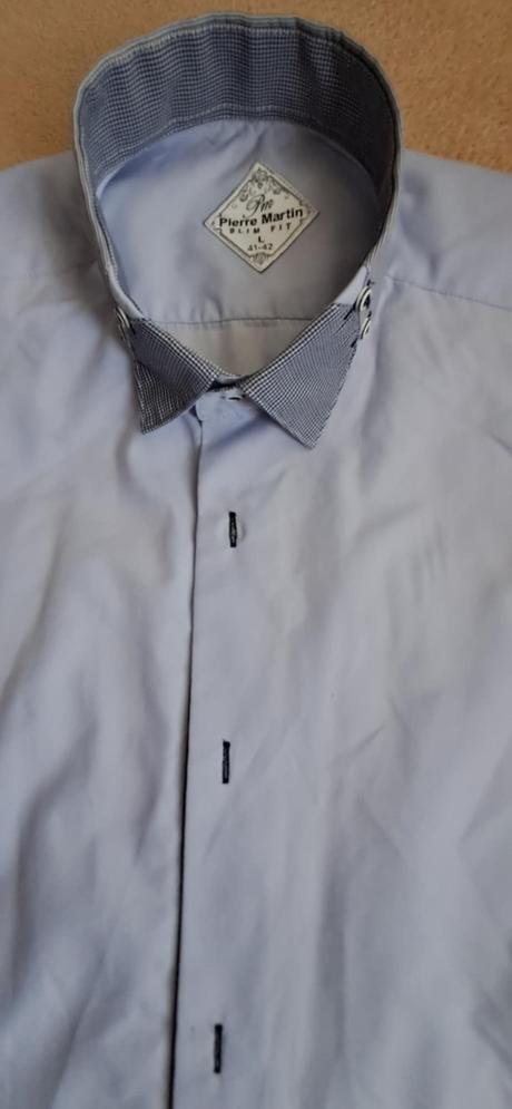 Pánska košeľa piere martin slim fit, l