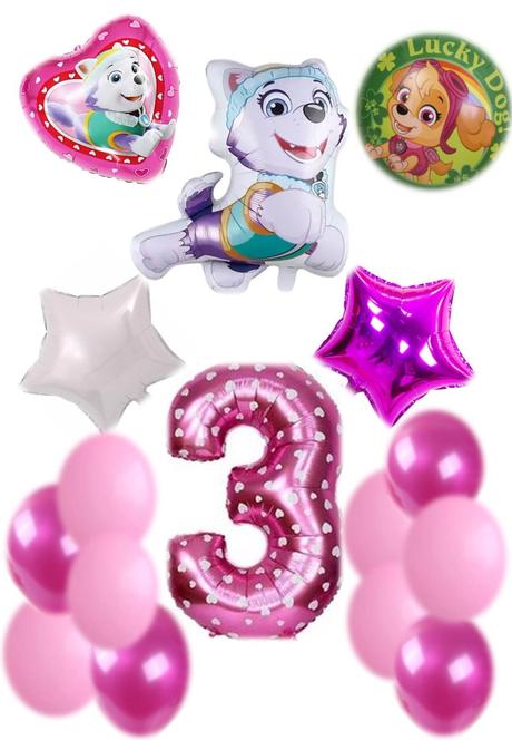 Balóny tlapky/ labková patrola- až 15/16/17/18/19/, 