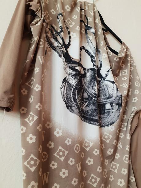 Asymetrický strih dámska tunika,