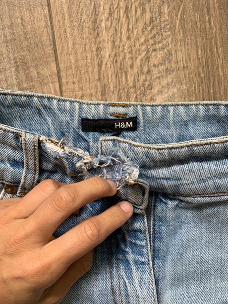 Riflová sukňa h&m, h&m,m
