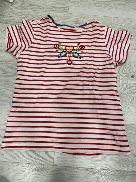 Pásikavé tričko s výšivkou xs/s, s