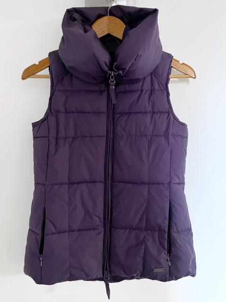 Volcano fialová vatovaná vesta veľkosti xs, xs