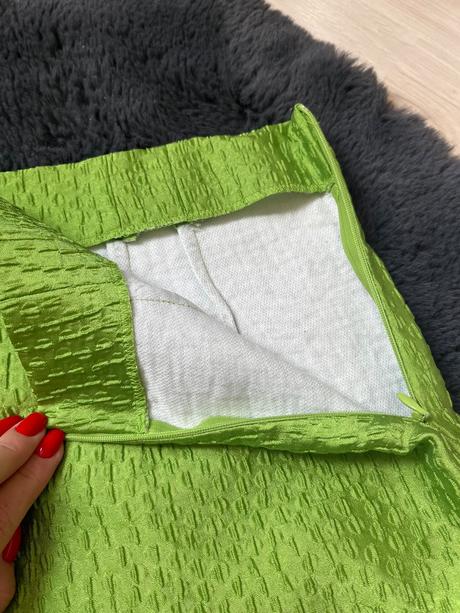 Zara zelená mini kratke sukňa lesklá, zara,l