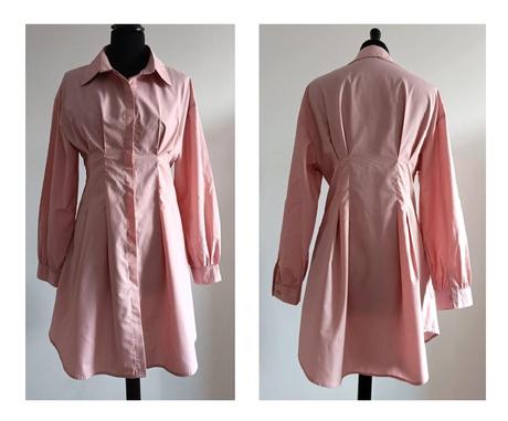 Košeľové šaty, s