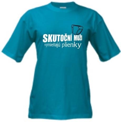 Tričko - skutoční muži vymieňajú plienky, l - xxxl