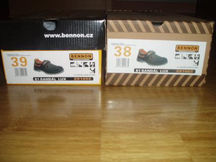 2x pracovna obuv-bennon, 38