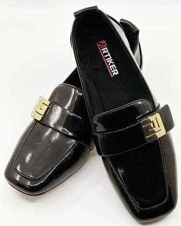 Čierne kožené mokasíny artiker, v.36,v.39,v.40, 36 / 39 / 40