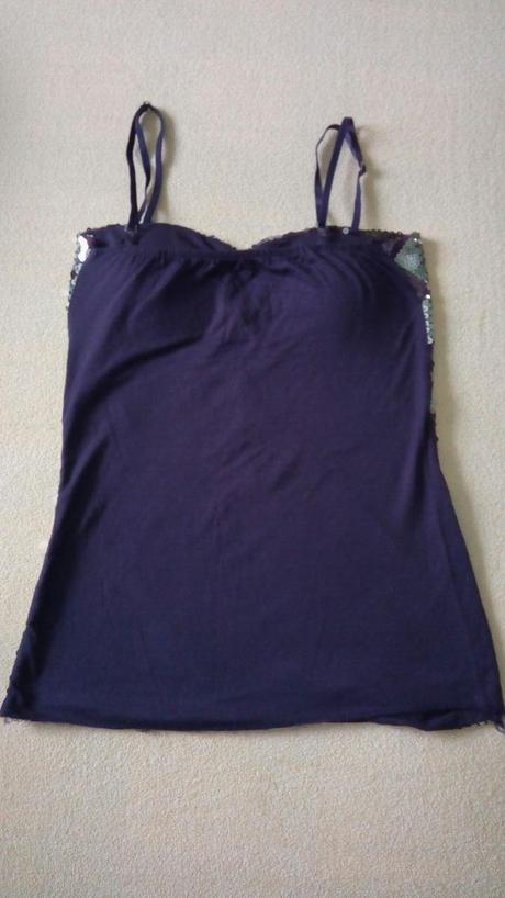 Flitrovaný top s-m, s