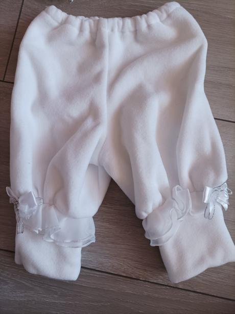 Zimny komplet na krstiny v. 62 +papučky, 62